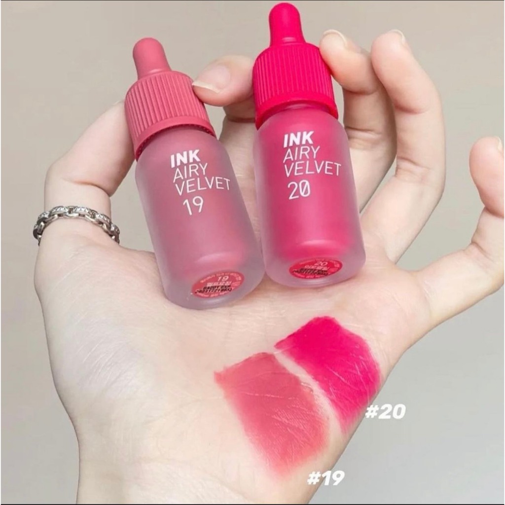 Son Ink Airy Màu 19 Elf Light Rose Hồng Sáng MLBB Kem Lì Peripera Ink Airy Velvet Lip Tint 4g