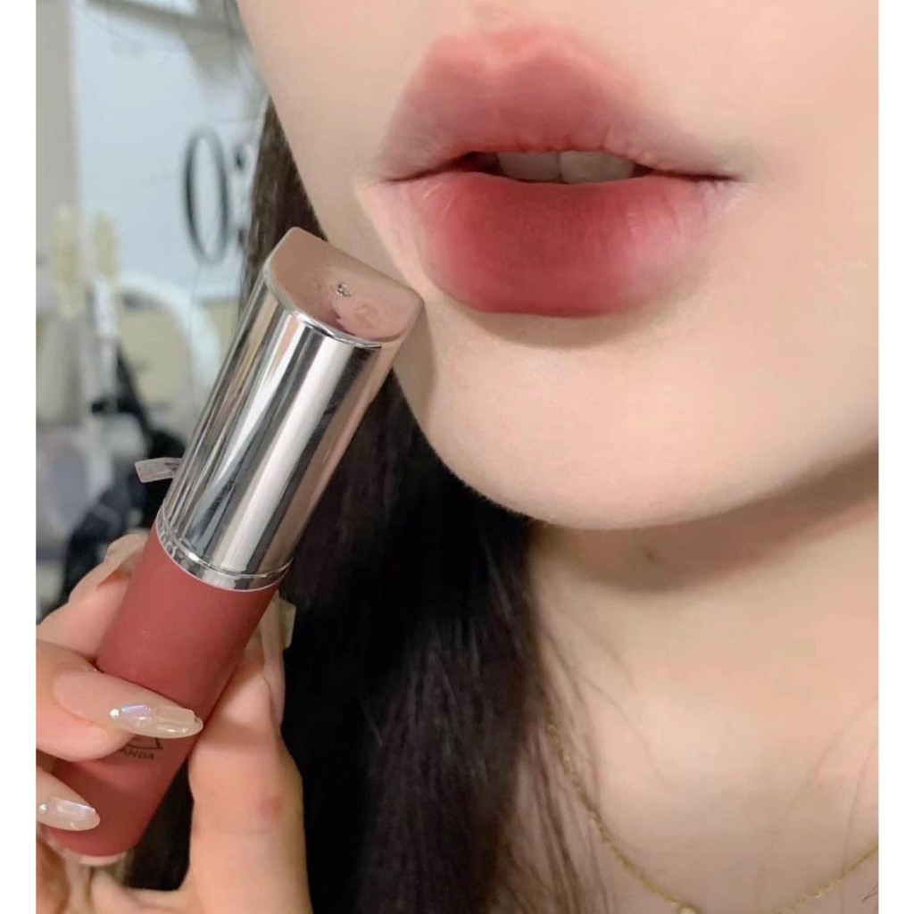 Son Kem 3CE Hazy Lip Clay 4g HIPAMINE Đỏ Nâu Gạch Trendy Tôn Da