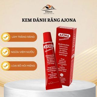 Kem đánh răng ajona làm trắng răng, loại bỏ hôi miệng,ngừa viêm nướu tuýp 25ml