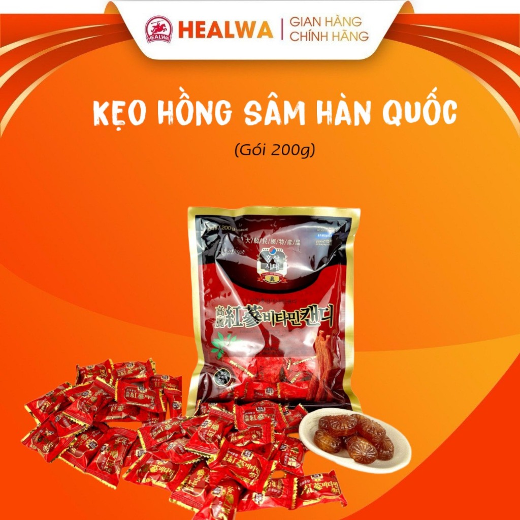 Kẹo sâm Hàn Quốc túi 200g