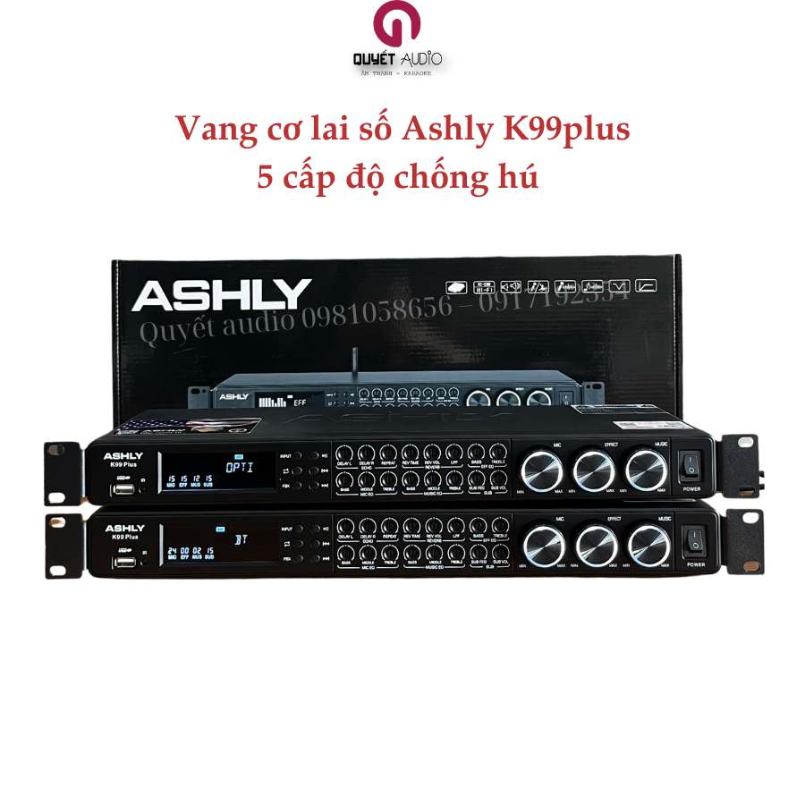 Vang cơ lai số Ashly k99 plus CHÍNH HÃNG | Effect siêu mượt | Bảo hành lên tới 24 tháng k99