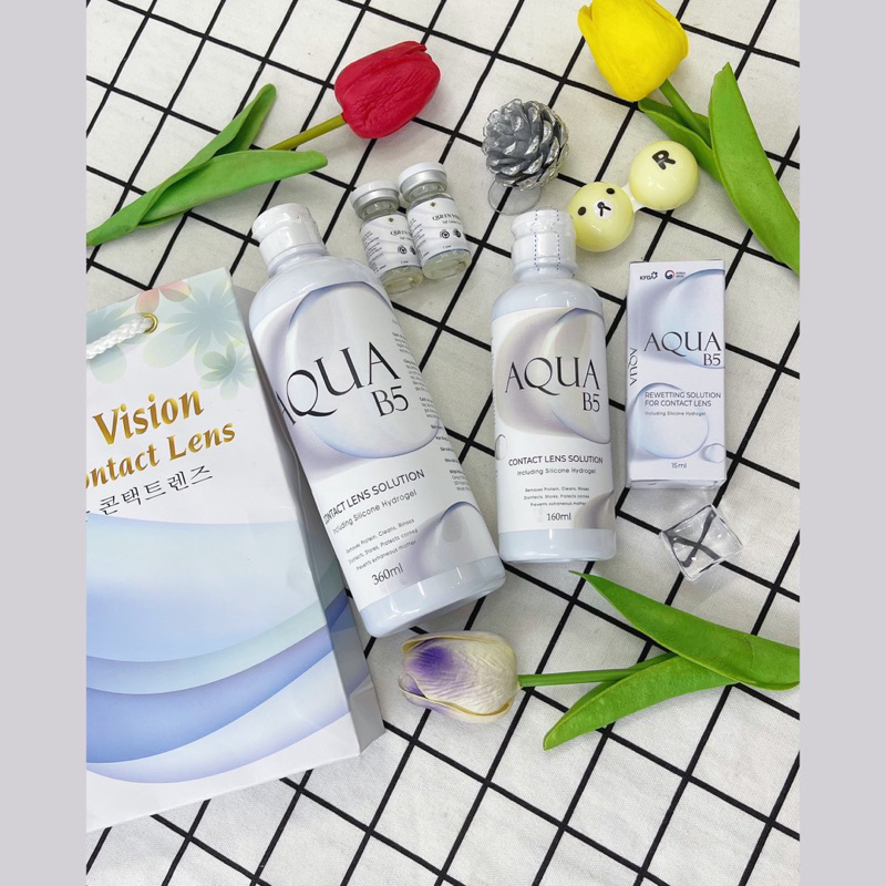 1 chai ngâm , 1 chai nhỏ mắt chuyên dụng cho lens, 1 cốc rửa lens siêu sạch hàng chính hãng