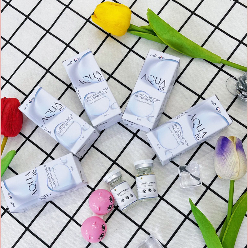 1 chai ngâm , 1 chai nhỏ mắt chuyên dụng cho lens, 1 cốc rửa lens siêu sạch hàng chính hãng