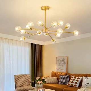 Đèn chùm pha lê MONA trang trí nội thất hiện đại H1/15 hàng chuẩn pha lê