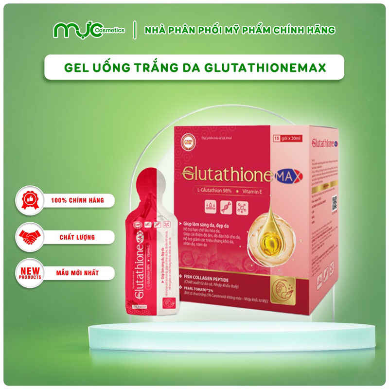 Gel uống trắng da L-Glutathione max