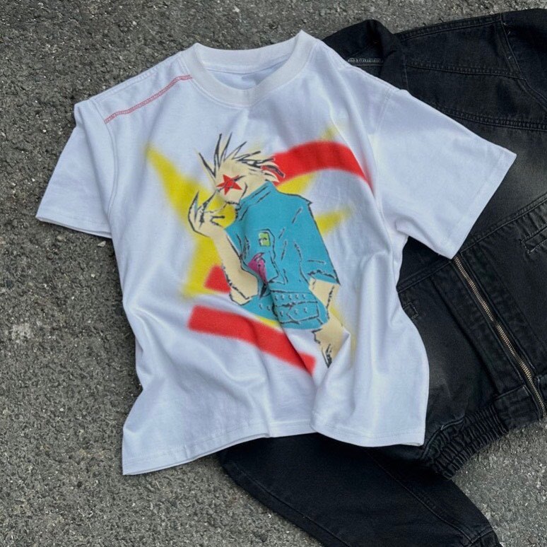 Áo Thun HUNGOCB TECHNO TEE  / Hungocb Studio / Áo Thun Form Boxy