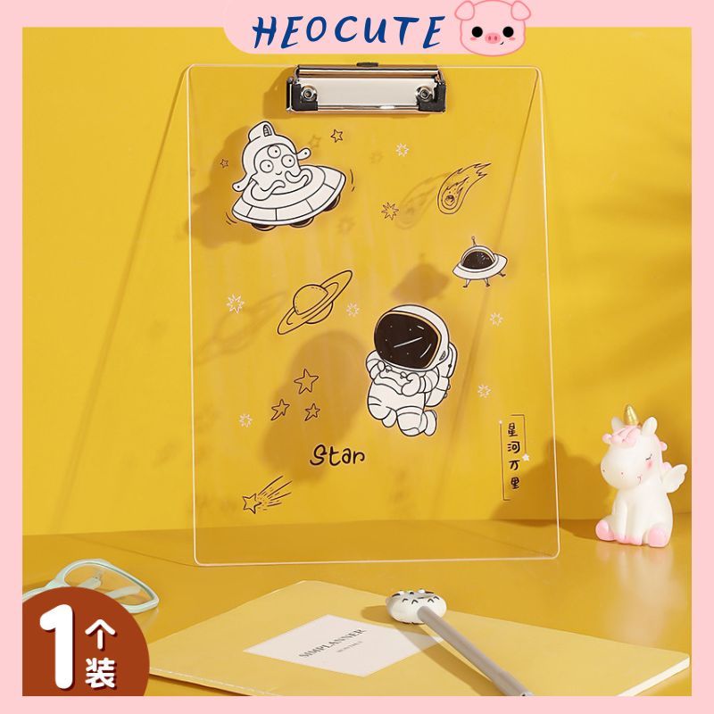 Bìa Trình Ký A4, Kẹp Tài Liệu A4 Trong Suốt In Hình Dễ Thương