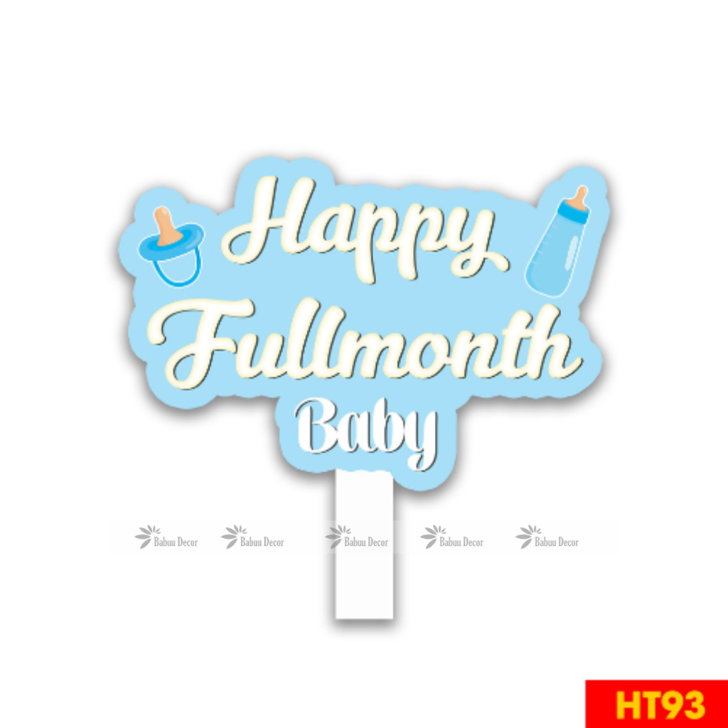 Set phụ kiện trang trí đầy tháng cho bé yêu