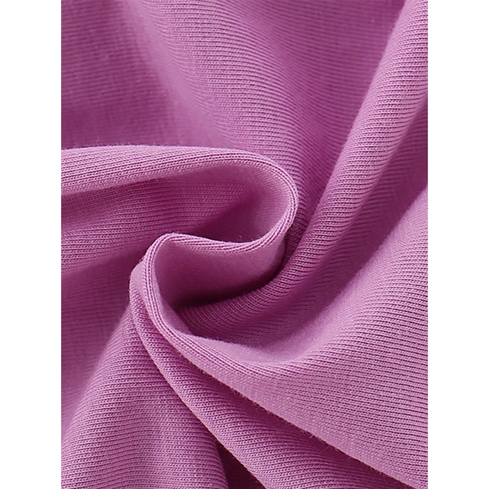 Mã 8904 váy đầm dài tay Malwee cho bé gái màu tím thêu đắp hình thỏ và hoa cực đẹp