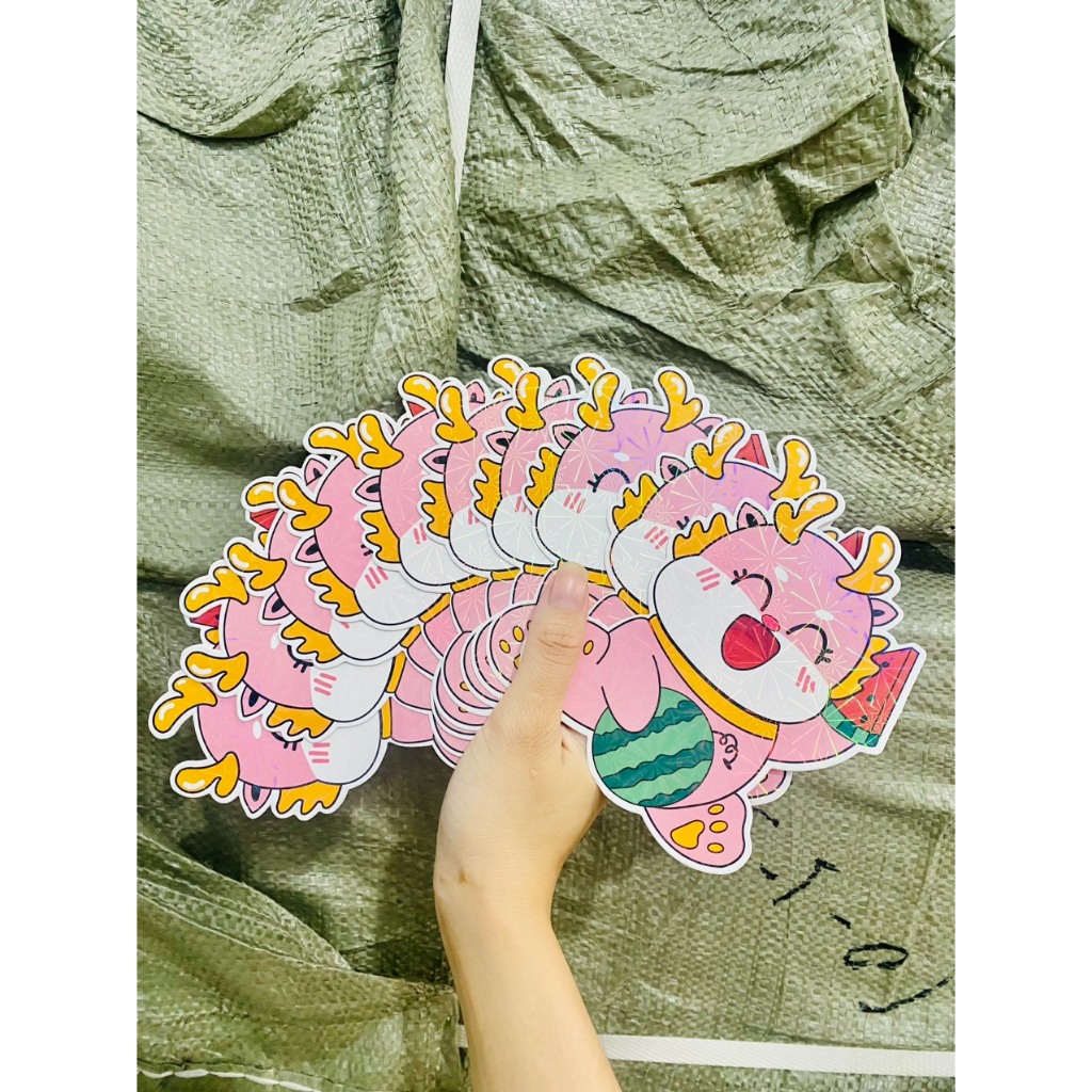 Bao lì xì chibi, lì xì tết 2024 hoạt hình đáng yêu, hình em rồng xinh xắn, cực hot 2024