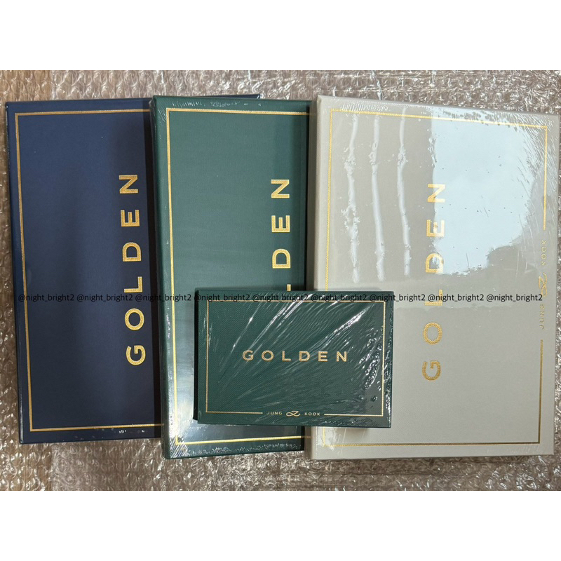 Album Solo Jungkook BTS GOLDEN official