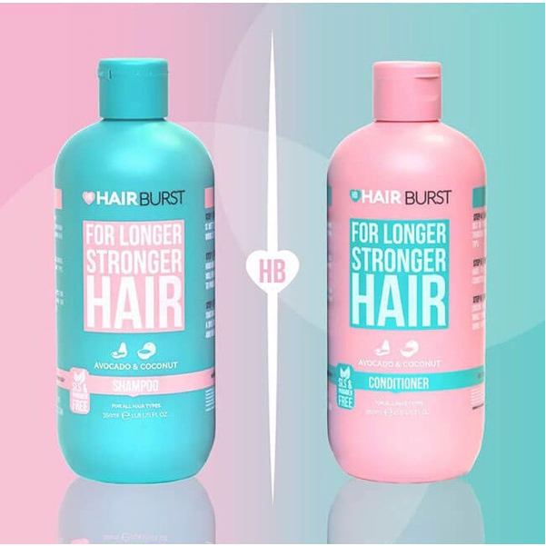 Bộ Dầu Gội & Dầu Xả Hairburst Shampoo & Conditioner For Longer Stronger Hair (2x350ml)