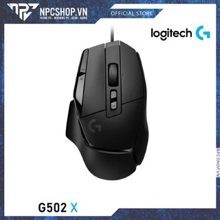 Chuột gaming logitech g502 x black