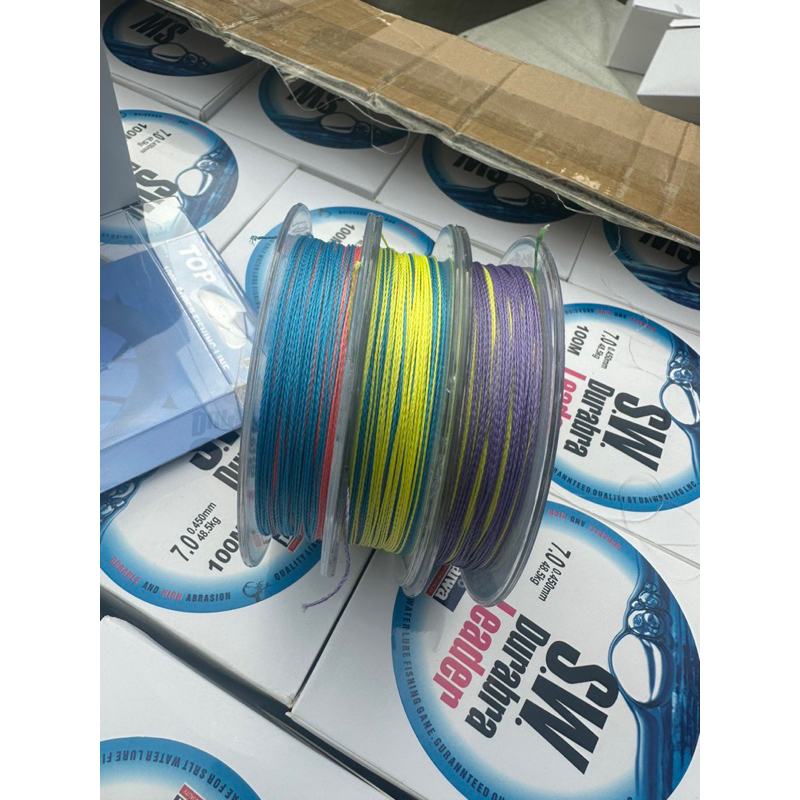 Dây Dù Câu Cá Giá Rẻ DAIWA SW 100M 7 màu Siêu Bền