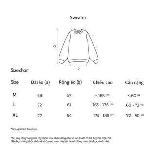 Áo Sweater Nam Nữ Unisex Form Rộng Hình In Nổi Cực Chất, Áo Nỉ Unisex Form Rộng Phong Cách Hàn Quốc