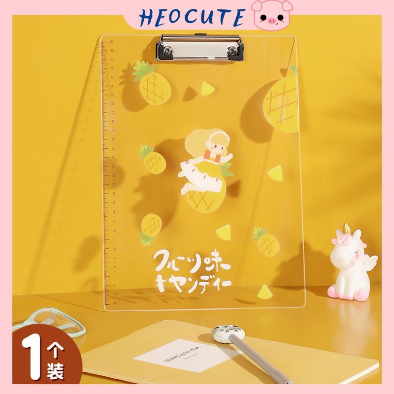 Bìa Trình Ký A4, Kẹp Tài Liệu A4 Trong Suốt In Hình Dễ Thương