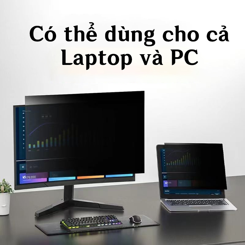 Miếng Che Màn Hình Chống Nhìn Trộm Máy Tính/Laptop/MacAir/MacPro Từ 12-27 inch Bảo Mật Thông Tin Người Dùng
