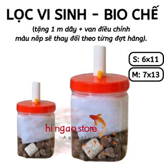 (Tặng 1m dây, 1 van tăng giảm) Lọc vi sinh, bio chế - Phụ kiện cá cảnh Hingaostore.
