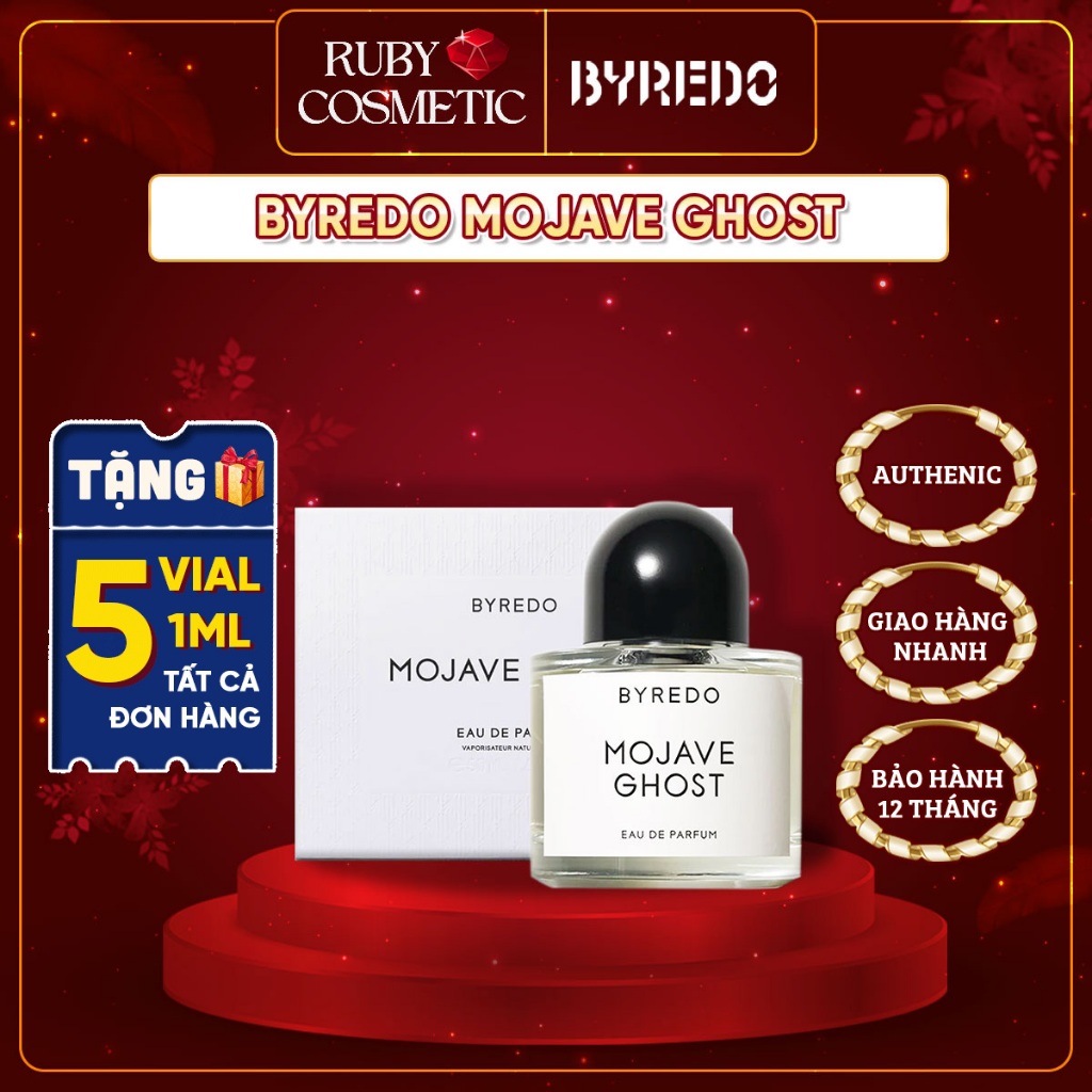 Nước hoa nữ Byredo Mojave Ghost mùi hương thơm ngát 4 mùa Rubycosmetic