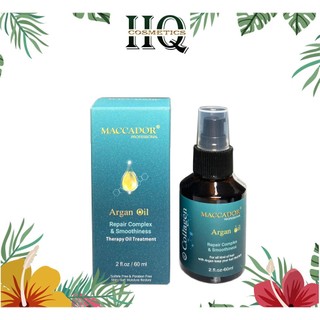 Tinh Dầu Dưỡng Bóng Phục Hồi Tóc Maccador Argan Oil 60ml