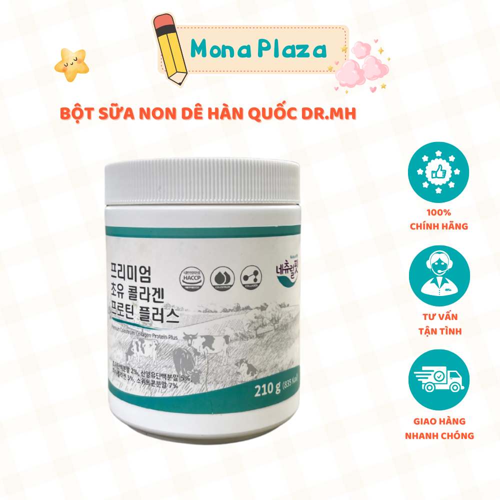 BỘT SỮA NON DÊ HÀN QUỐC DR.MH Premium Colostrum Collagen Protein Plus- Tăng Cường Hệ Miễn Dịch- Cải Thiện Tiêu Hoá