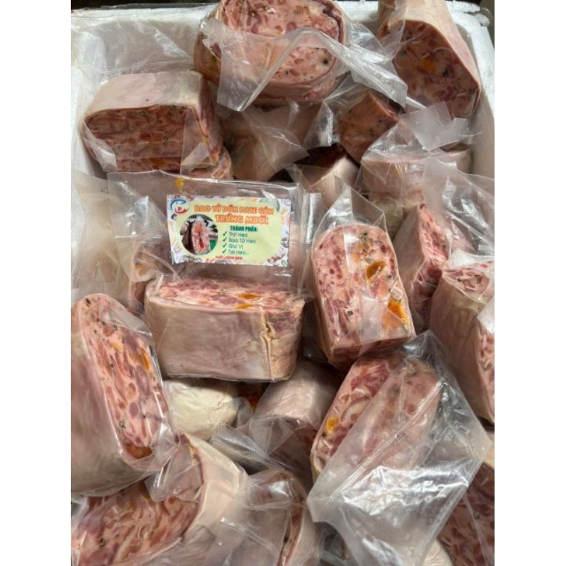 95k 500gr Bao Tử Dồn Pate Gân Trứng Muối