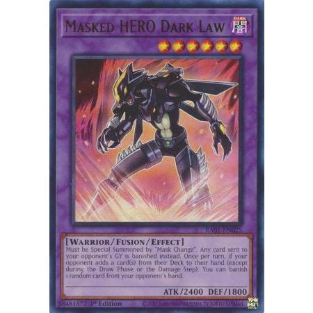 Masked HERO Dark Law - RA01-EN025 - Ultra Rare