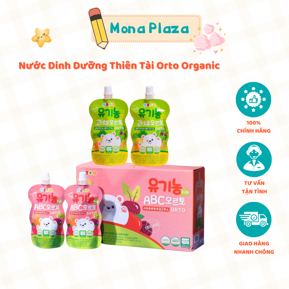 Nước Dinh Dưỡng Thiên Tài Orto Organic Bổ Sung Chất Xơ