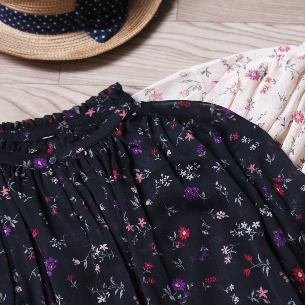 ÁO VOAN HOA NHÍ TAY BỒNG