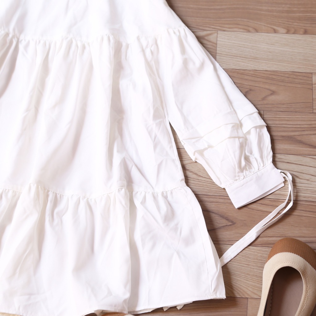 ÁO VÁY BABYDOLL CỔ TÀU