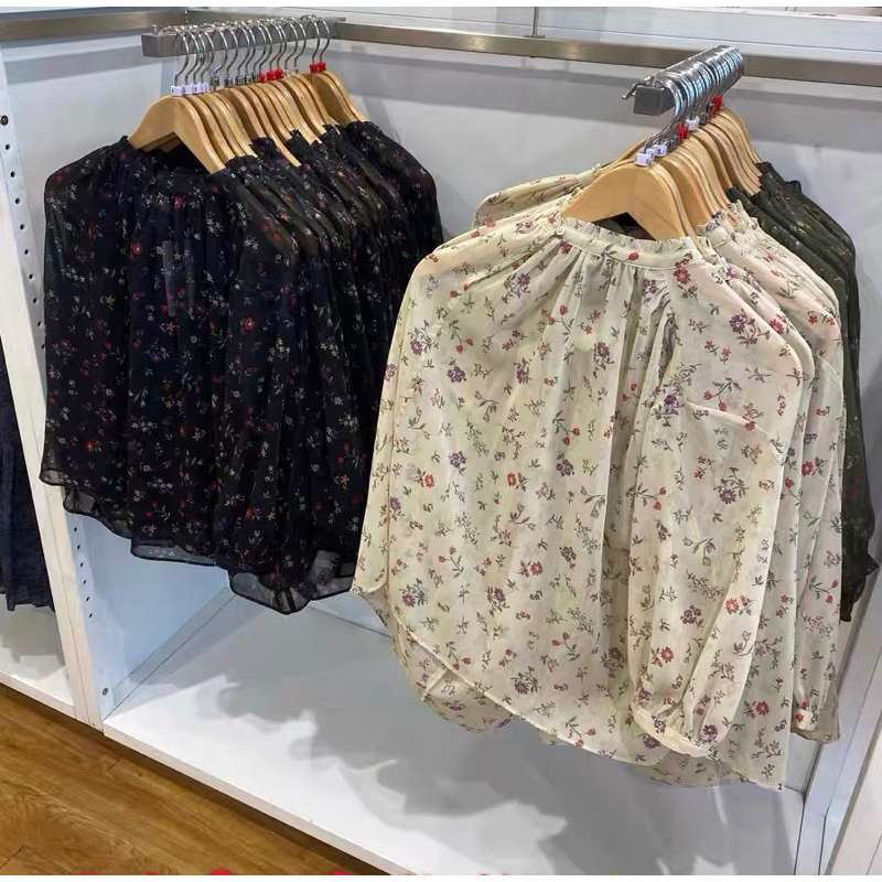 ÁO VOAN HOA NHÍ TAY BỒNG