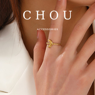 Nhẫn Titan Mặt Trăng | CHOU ACCESSORIES |