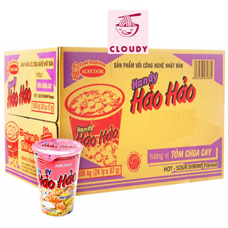 Combo 6 ly Hảo hảo tôm chua cay