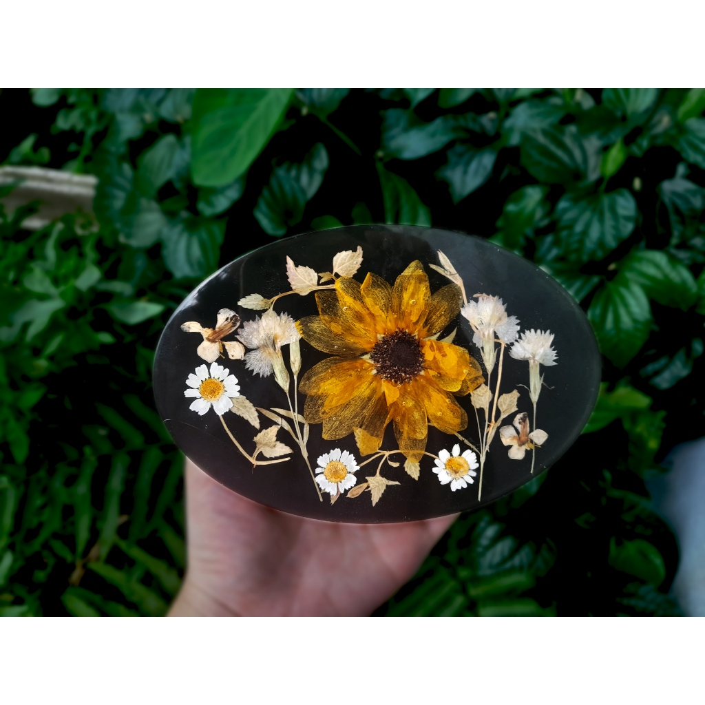 Hoa hướng dương ép khô dùng trang trí handmade