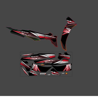 Tem rời from lớn che tem zin xe sirius- chất liệu decal 3 lớp