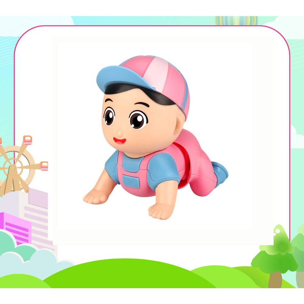 Đồ chơi em bé tập bò cho bé yêu - Giúp bé tập bò có phát nhạc