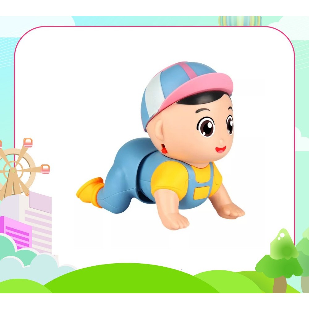 Đồ chơi em bé tập bò cho bé yêu - Giúp bé tập bò có phát nhạc