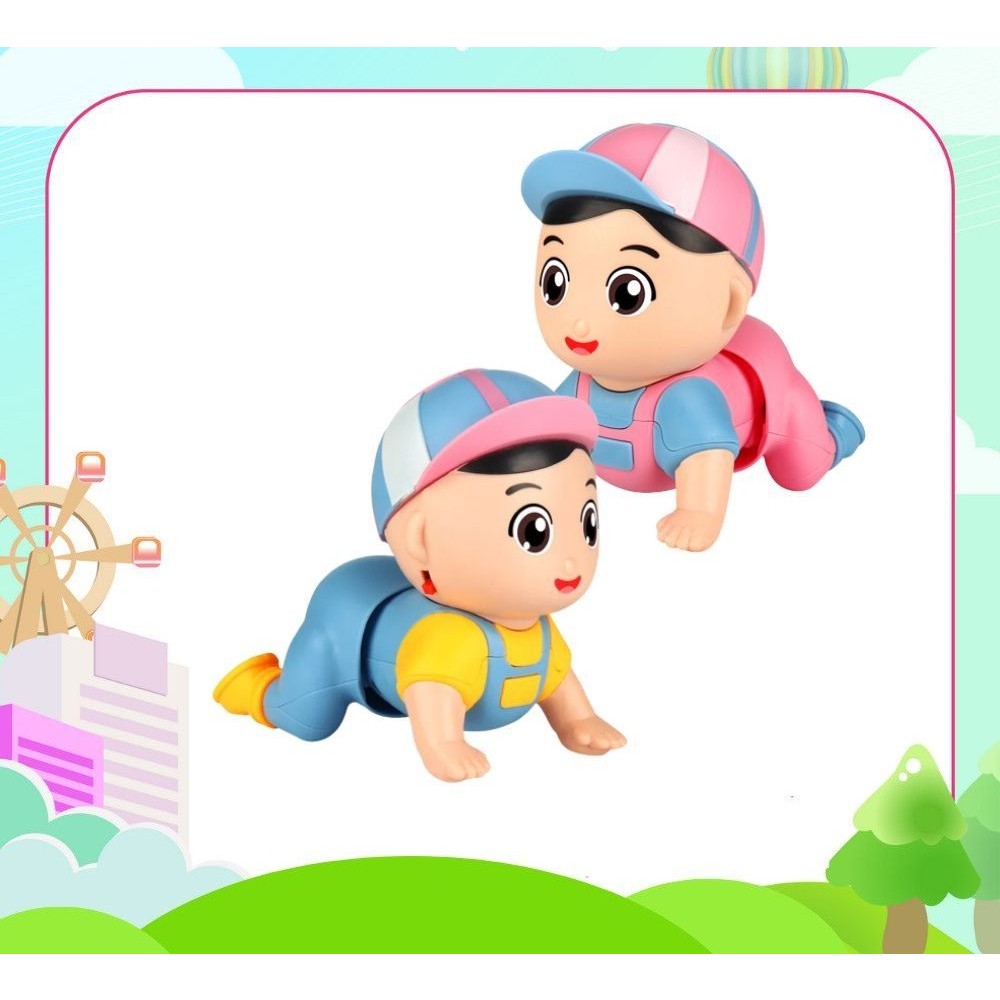 Đồ chơi em bé tập bò cho bé yêu - Giúp bé tập bò có phát nhạc