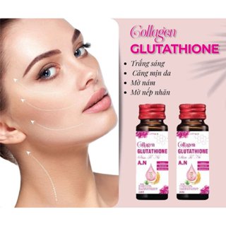 Collagen uống GLUTATHION sâm tố nữ hộp 10 lọ, đẹp da, chống lão hoá