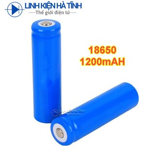 18650 pin lithium 1200mah 3.7v pin 18650 đèn pin quạt cầm tay pin sạc đầu nhọn