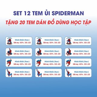 Logo in tên bé theo yêu cầu , ủi balo , mác quần áo , phân biệt đồ giữa các trẻ , nhiều mẫu lựa chọn
