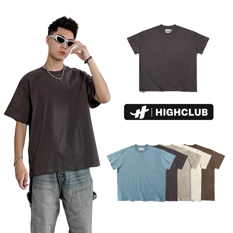 ÁO THUN TRƠN HIGHCLUB PREMIUM FORM BOXY - 5 MÀU