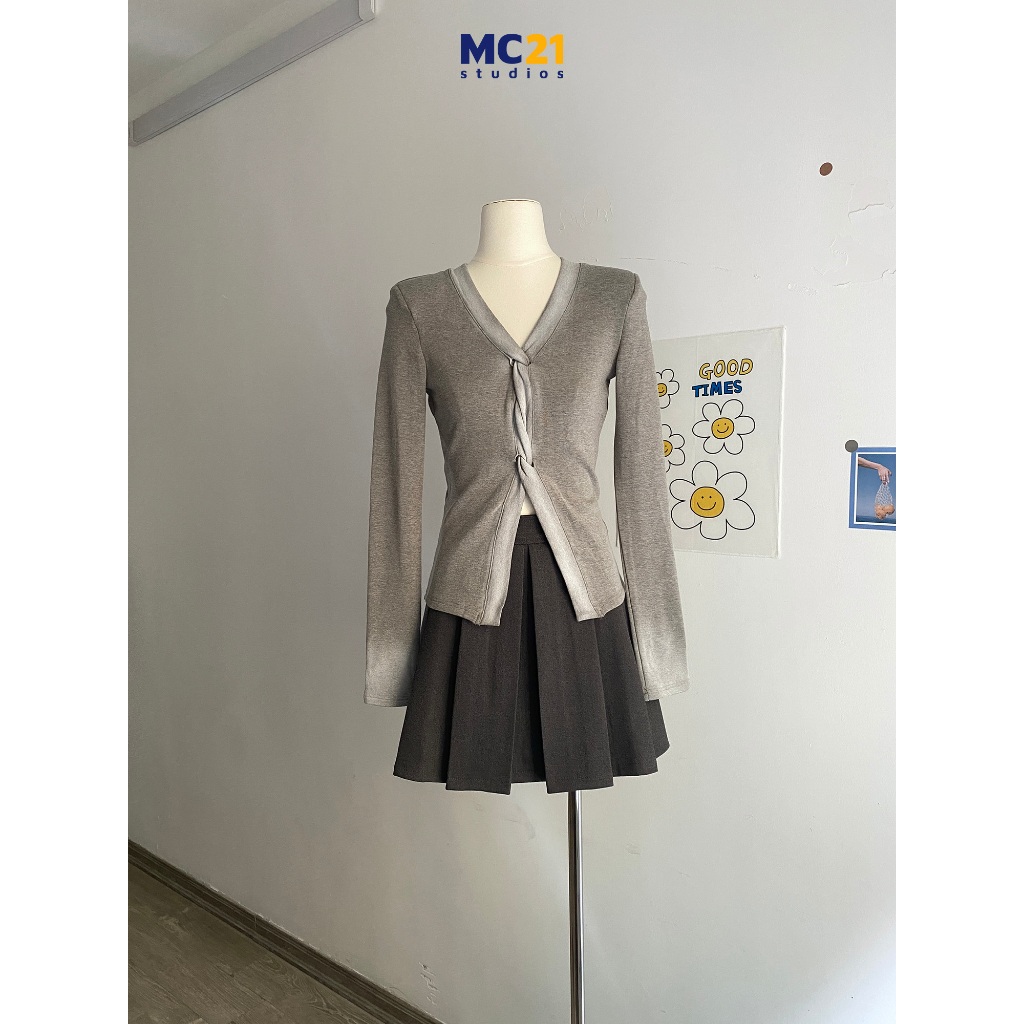 Áo thun dài tay MC21.STUDIOS sweater Ulzzang Streetwear Hàn Quốc chất cotton mềm mịn co giãn cao cấp A3823