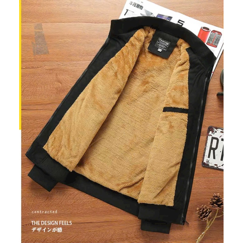 " Siêu phẩm Khoác lông " 2 lớp lông siêu ấm cho mấy anh trai