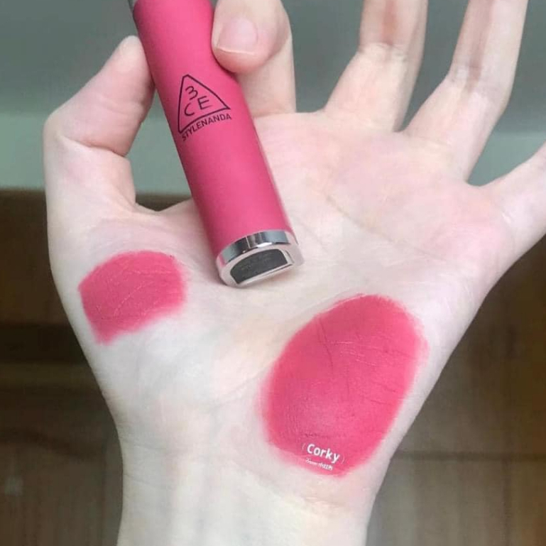 Son Kem 3CE Hazy Lip Clay 4g TYPE GIRL Hồng Anh Đào