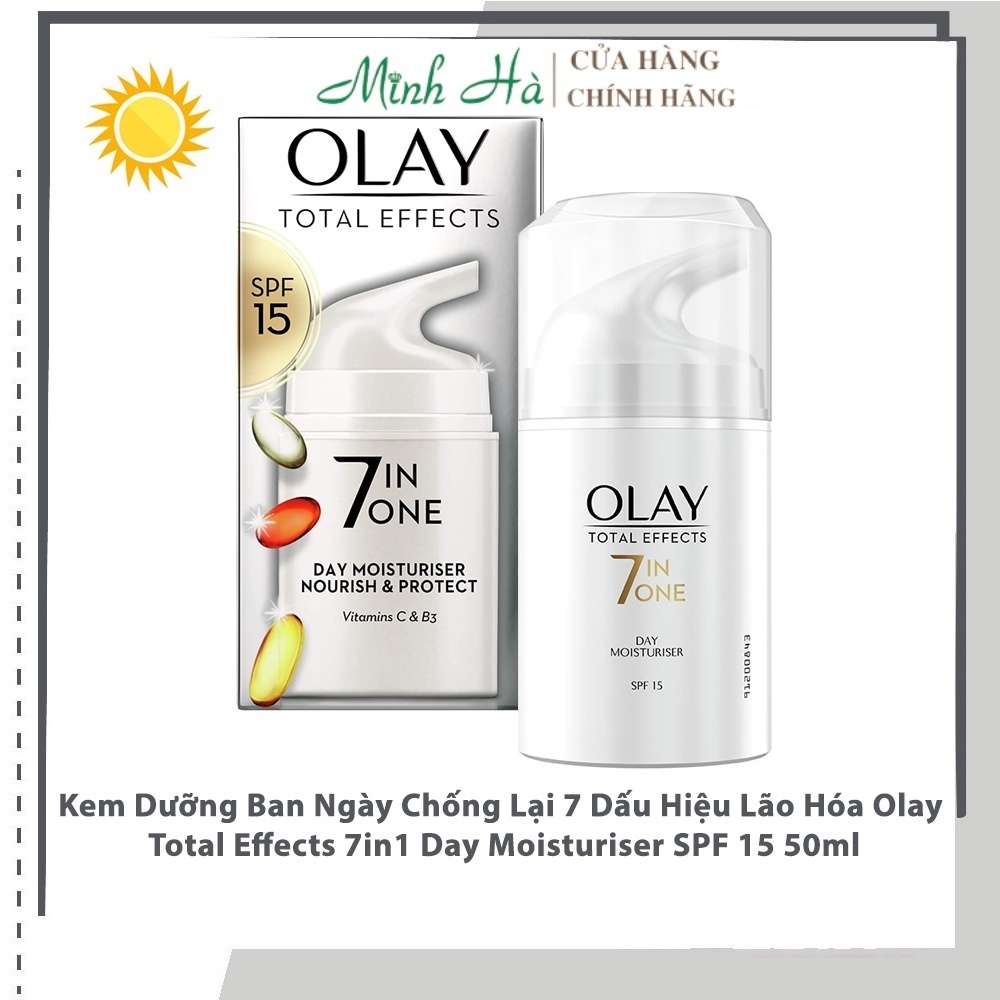 Kem Dưỡng Olay Total Effects 7 In 1 Ngày Và Đêm 50ml chống lão hóa, sáng da chống lão hóa