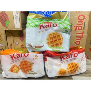 Bánh trứng tươi chà bông Karo Richy gói 6 cái 156g - Có Vị Chà Bông Dừa Mới