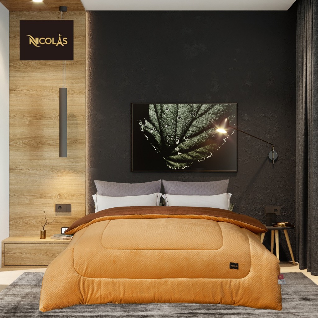 Chăn Lông Cừu Nicolas Nhập Khẩu Chính Hãng, Chăn Mùa Đông Siêu Ấm dùng cho thời tiết Đại Hàn Cho Giấc Ngủ Hoàn Hảo