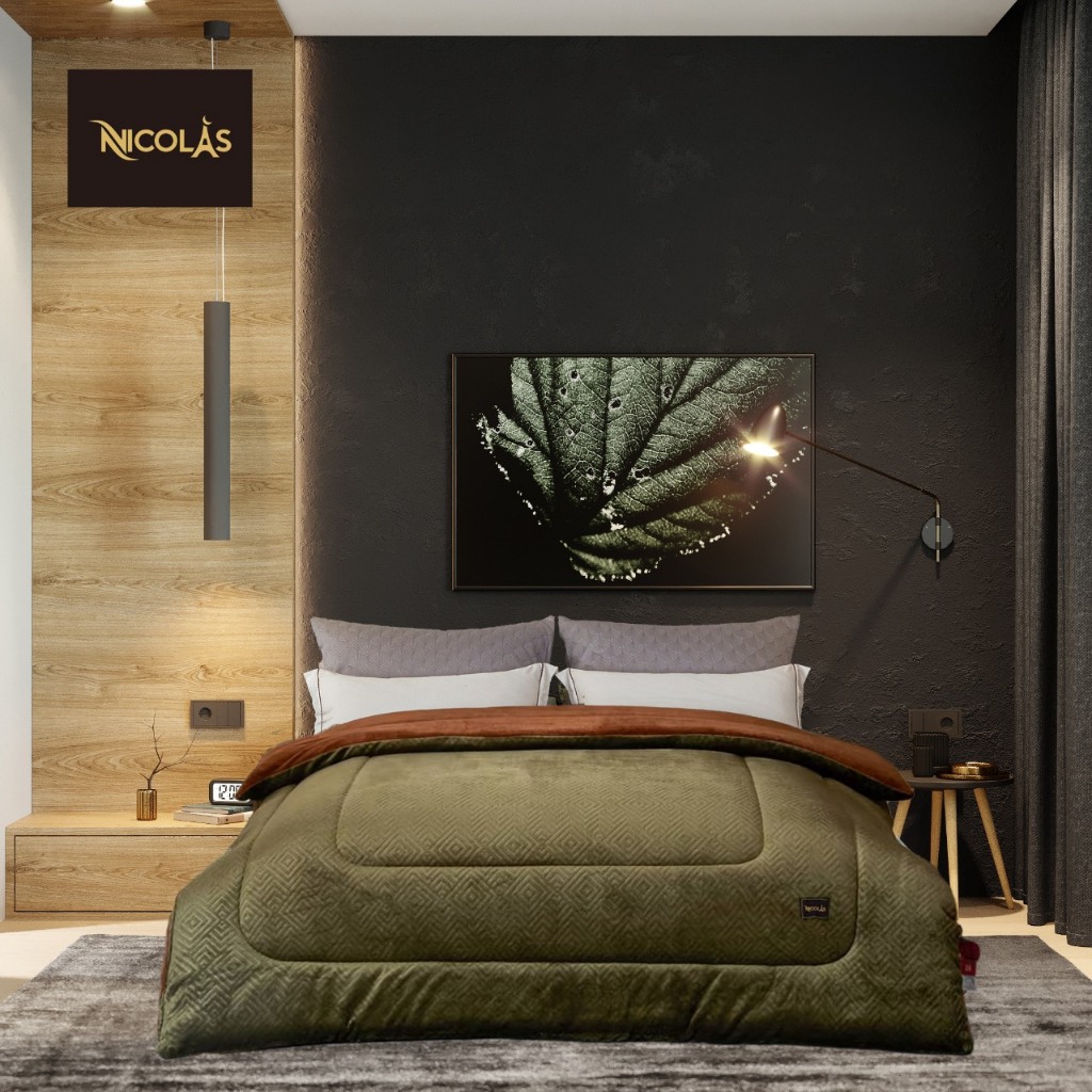 Chăn Lông Cừu Nicolas Nhập Khẩu Chính Hãng, Chăn Mùa Đông Siêu Ấm dùng cho thời tiết Đại Hàn Cho Giấc Ngủ Hoàn Hảo