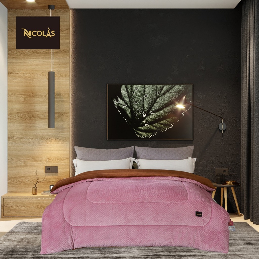 Chăn Lông Cừu Nicolas Nhập Khẩu Chính Hãng, Chăn Mùa Đông Siêu Ấm dùng cho thời tiết Đại Hàn Cho Giấc Ngủ Hoàn Hảo